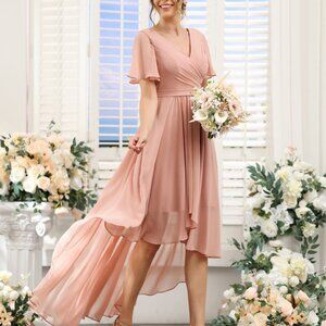 Lavetir Dusty Rose Mother of the Bride Gown | Size 16 | NWT